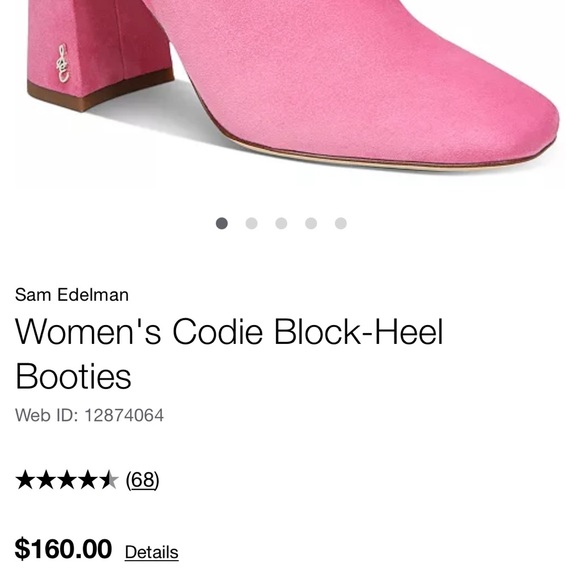 Sam Edelman Block Heel Booties - Picture 2 of 2